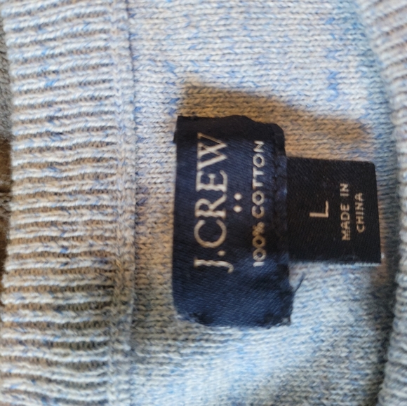 J. Crew Baby Blue Sweater Men's Large - Picture 3 of 5